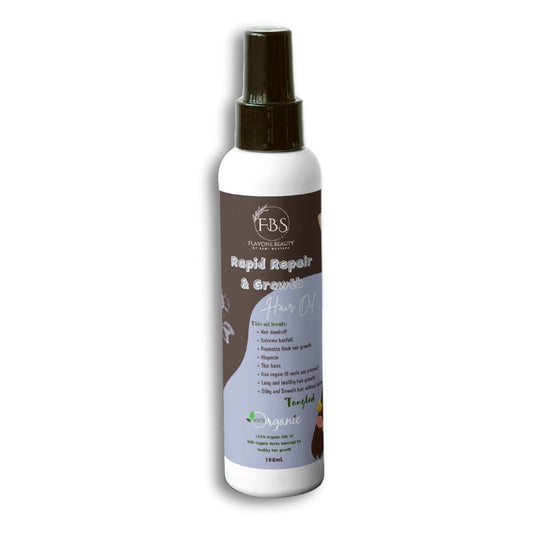 Rapid Repair & Growth Hair Oil🤎 | 100% Organic & Guaranteed Results