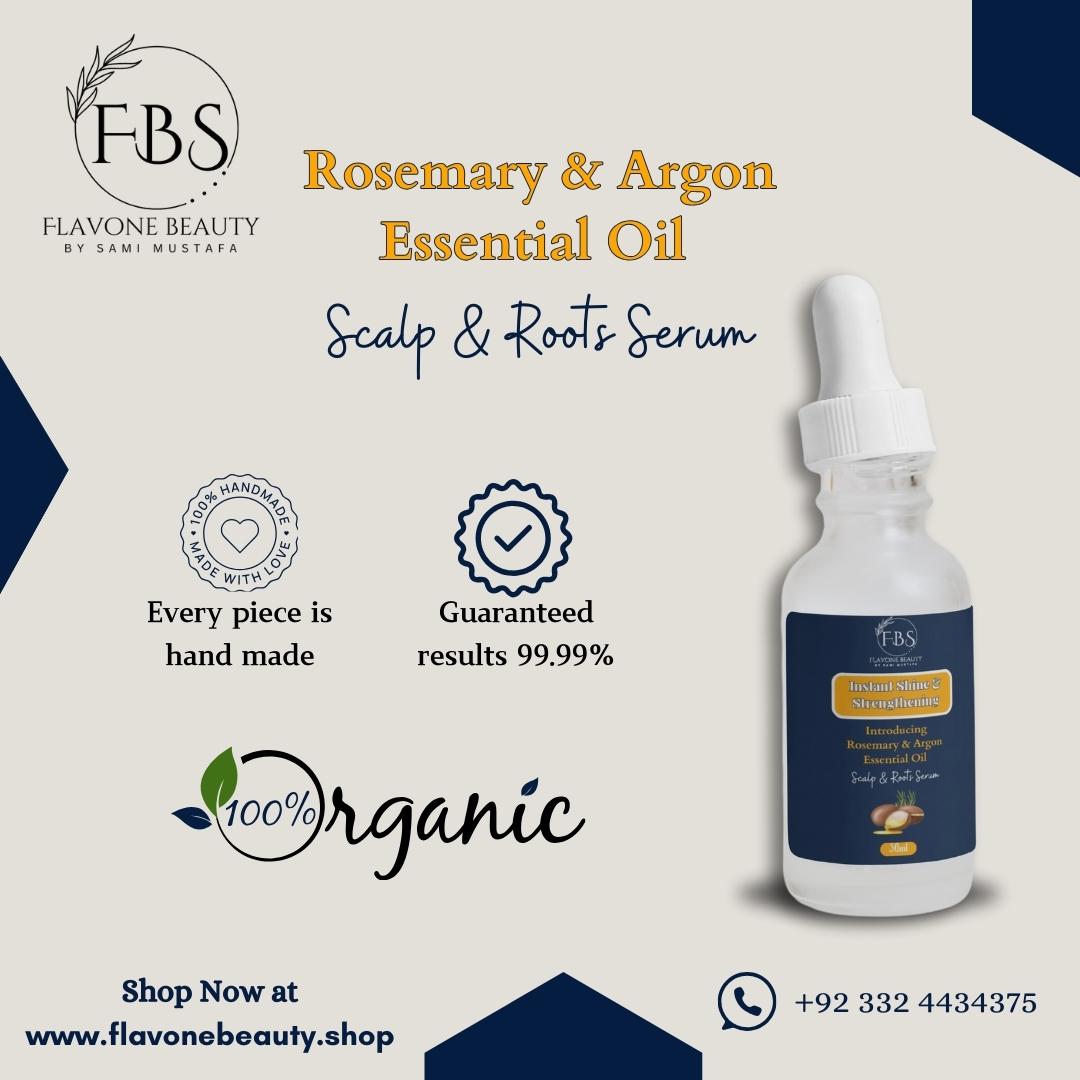 Rosemary & Argon Oil Serum🪻 | 100% Organic, Oil Based