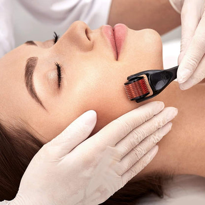 Derma Roller 2 in 1 | For Skin(Texture) & Hair(Growth)